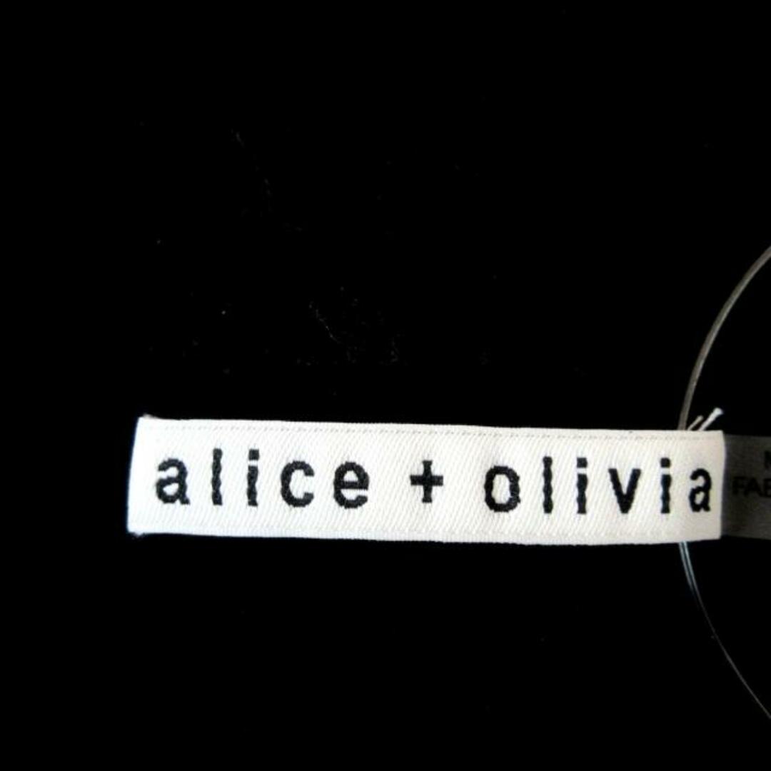 Alice+Olivia(アリスアンドオリビア)のalice+olivia(アリスオリビア) 長袖セーター サイズM レディース - 黒 花柄 レディースのトップス(ニット/セーター)の商品写真