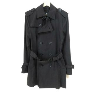 バーバリーブラックレーベル(BURBERRY BLACK LABEL)のBurberry Black Label(バーバリーブラックレーベル) トレンチコート サイズM メンズ - 黒 長袖/春/秋(トレンチコート)