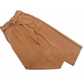 DOUBLE.B - Wb BUSINESS TRIP ダブルビービジネストリップ ワイド パンツ size40/茶 ■◇ レディース