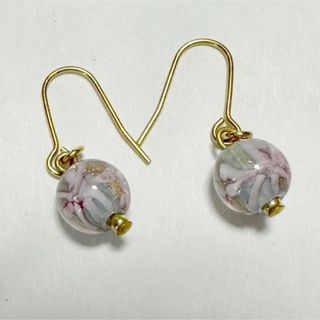 ピアス　和装用　和　花柄(ピアス)