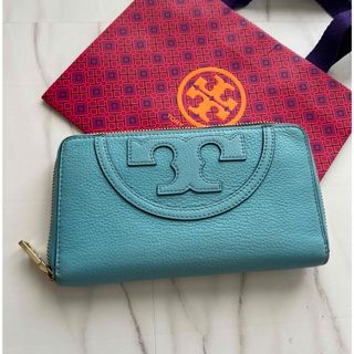 360 極上美品 TORYBURCH トリーバーチ 長財布 ラウンドファスナー