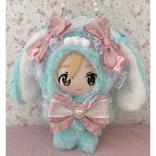 あんスタ♡ぬい服♡韓国風ロリータゆめかわ姫系♡天使の羽うさぎの着ぐるみ♡ミント(その他)