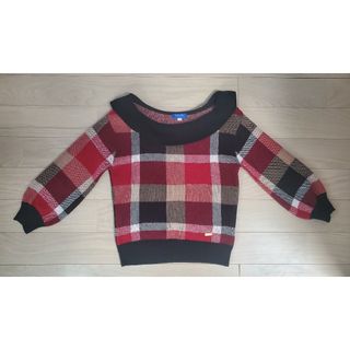 バーバリーブルーレーベル(BURBERRY BLUE LABEL)のブルーレーベル　クレストブリッジチェック　ニット(ニット/セーター)