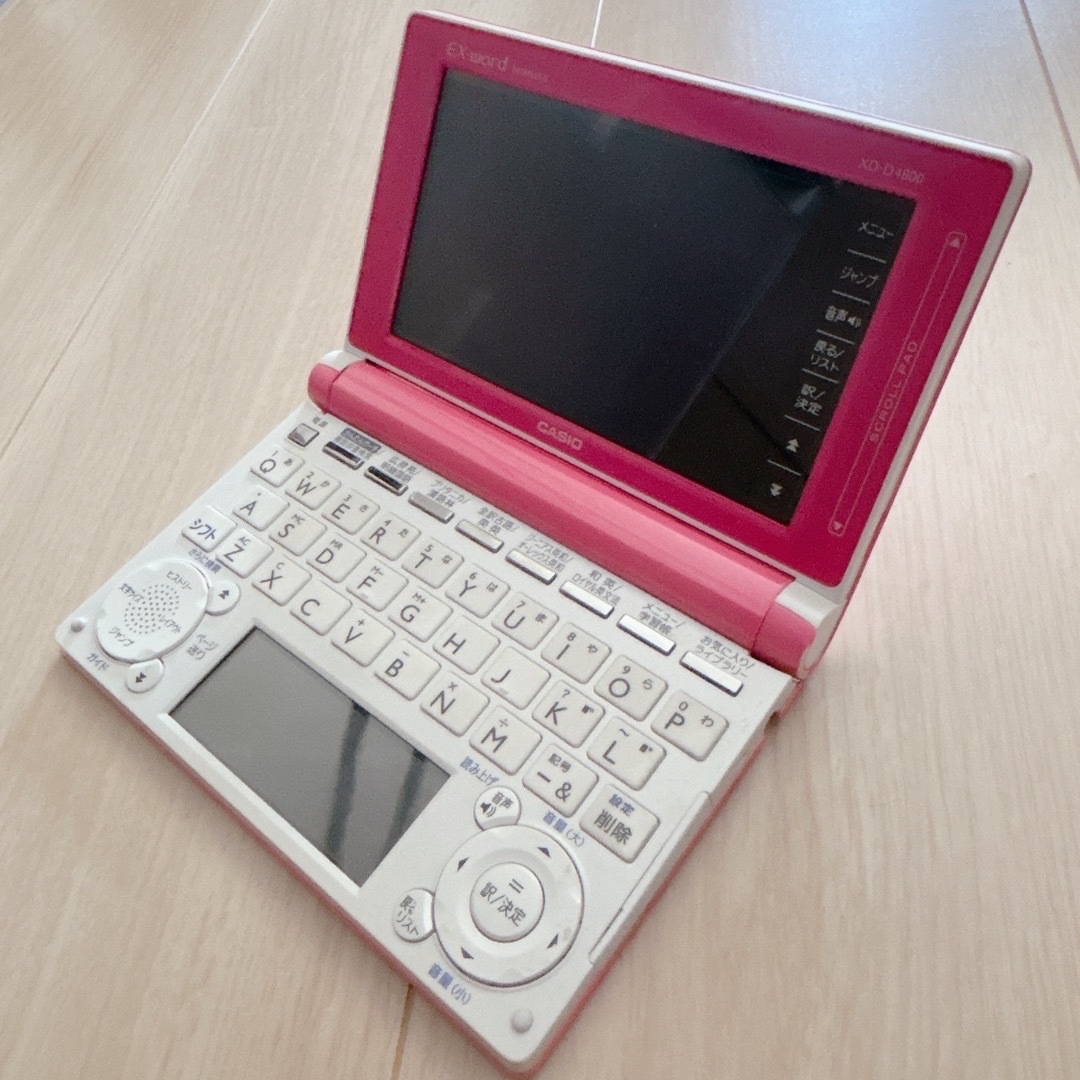 CASIO(カシオ)の電子辞書　casio ピンク スマホ/家電/カメラのPC/タブレット(電子ブックリーダー)の商品写真