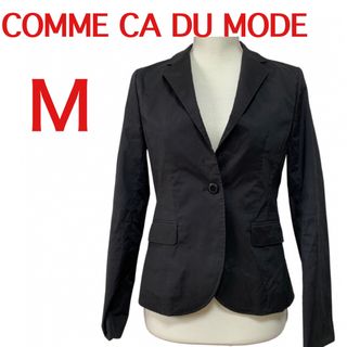 コムサデモード(COMME CA DU MODE)の【美品】COMME CA DU MODE ☆テーラードジャケット☆ブラック☆綺麗(テーラードジャケット)