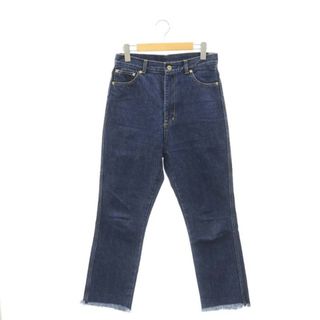 ドゥーズィエムクラス(DEUXIEME CLASSE)のドゥーズィエムクラス Cropped Denim デニムパンツ 34 XS 紺(デニム/ジーンズ)