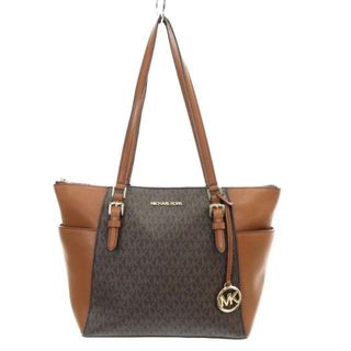 Michael Kors - マイケルコース シャーロット シグネチャー 茶色 35T0GCFT3B