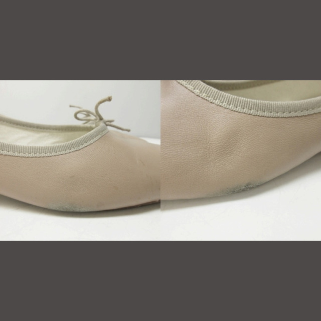 repetto(レペット)のレペット フラットシューズ レザー リボンモチーフ 39 1/2 約25cm レディースの靴/シューズ(バレエシューズ)の商品写真