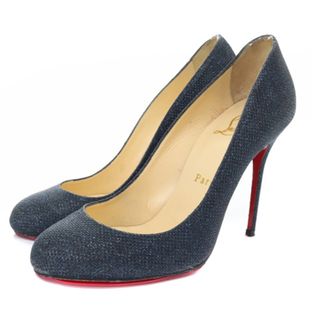 クリスチャンルブタン(Christian Louboutin)のクリスチャンルブタン パンプス ピンヒール 36 23cm 紺(ハイヒール/パンプス)