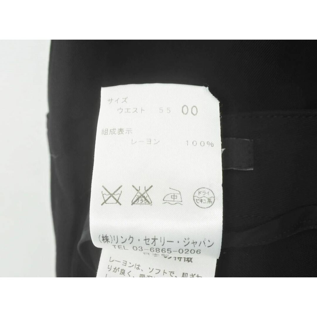 theory(セオリー)のtheory セオリー クロップド テーパード パンツ size00/黒 ■◇ レディース レディースのパンツ(クロップドパンツ)の商品写真