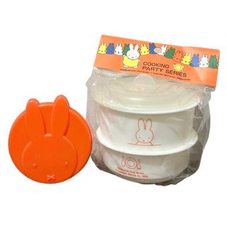 ミッフィー(miffy)のミッフィー タッパー むし器 弁当 レンジ対応 dick bruna +おまけ(弁当用品)