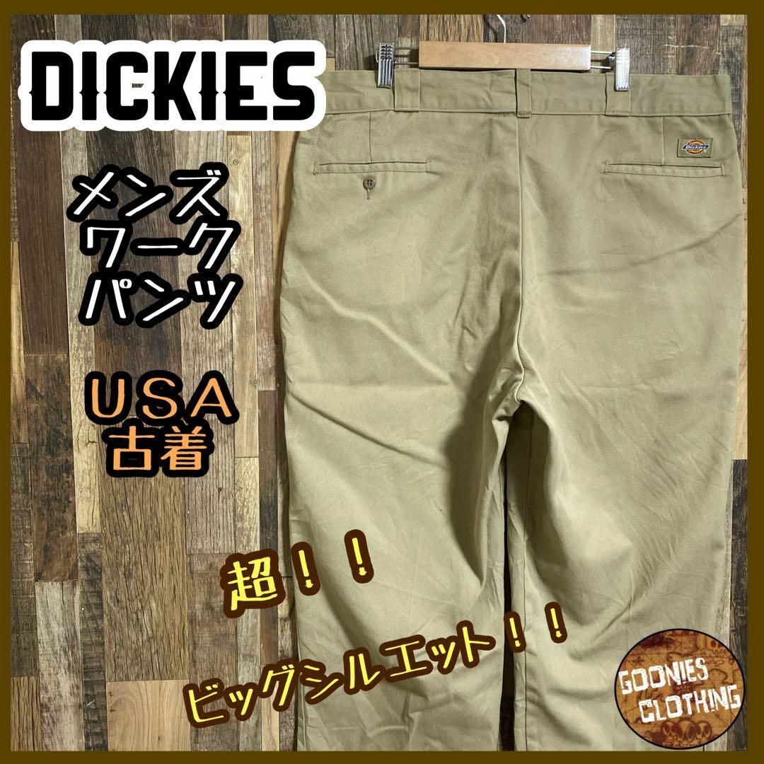 Dickies - ベージュ ディッキーズ メンズ ワークパンツ 40 2XL USA古着 