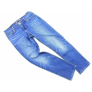 Levi's - LEVI'S リーバイス USED加工 スキニー デニムパンツ size29/青 ■■ レディース