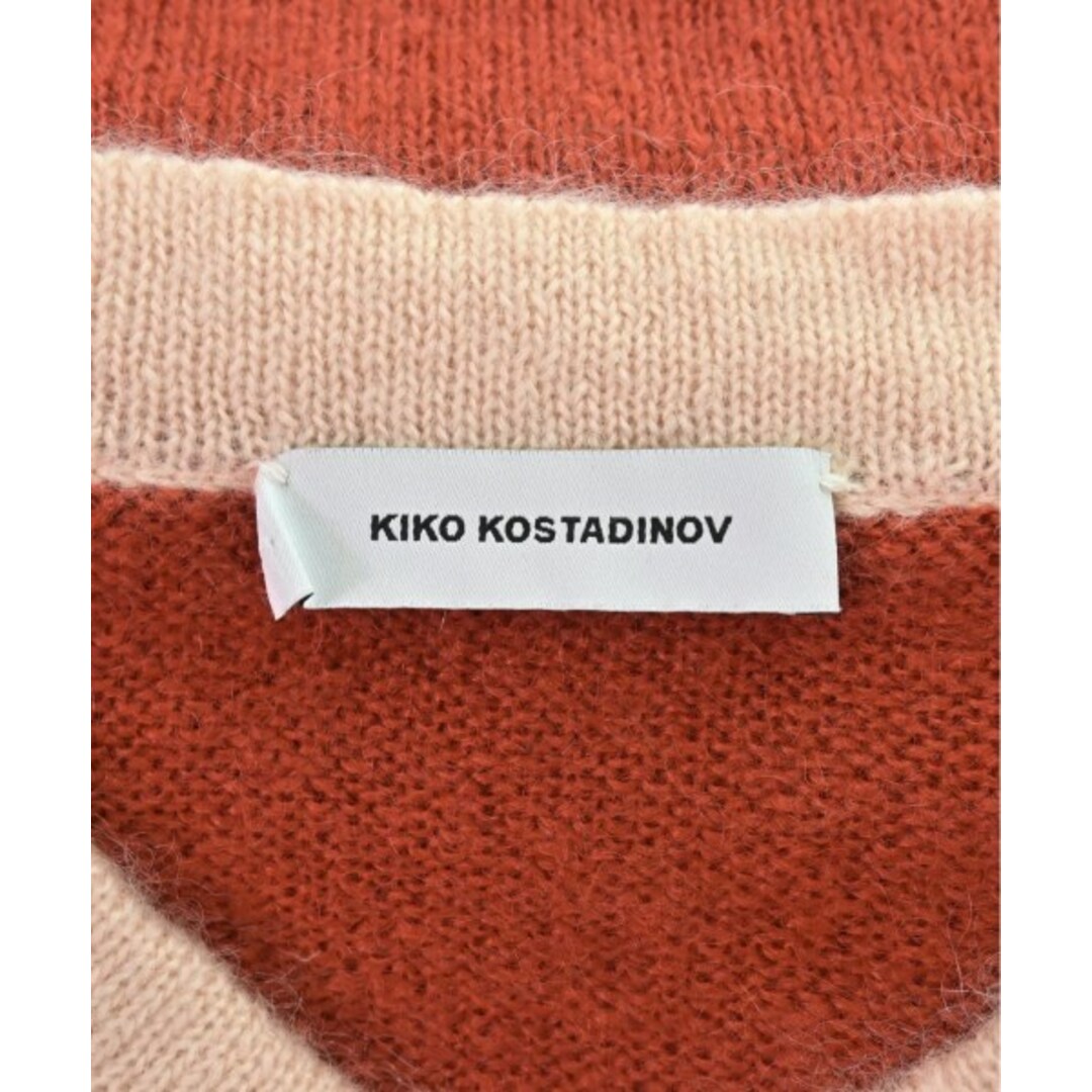 KIKO KOSTADINOV(キココスタディノフ)のKiko Kostadinov ニット・セーター -(XL位) 赤 【古着】【中古】 メンズのトップス(ニット/セーター)の商品写真