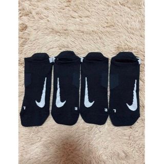 ナイキ(NIKE)のナイキアンクルソックス 2足組メンズマルチプライヤーランニング27〜29cm(ソックス)