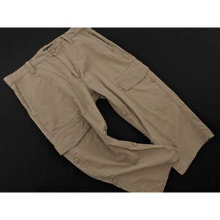 エディーバウアー(Eddie Bauer)のEddie Bauer エディーバウアー リネン混 カーゴ クロップド パンツ sizeM/ベージュ ■◇ メンズ(ワークパンツ/カーゴパンツ)