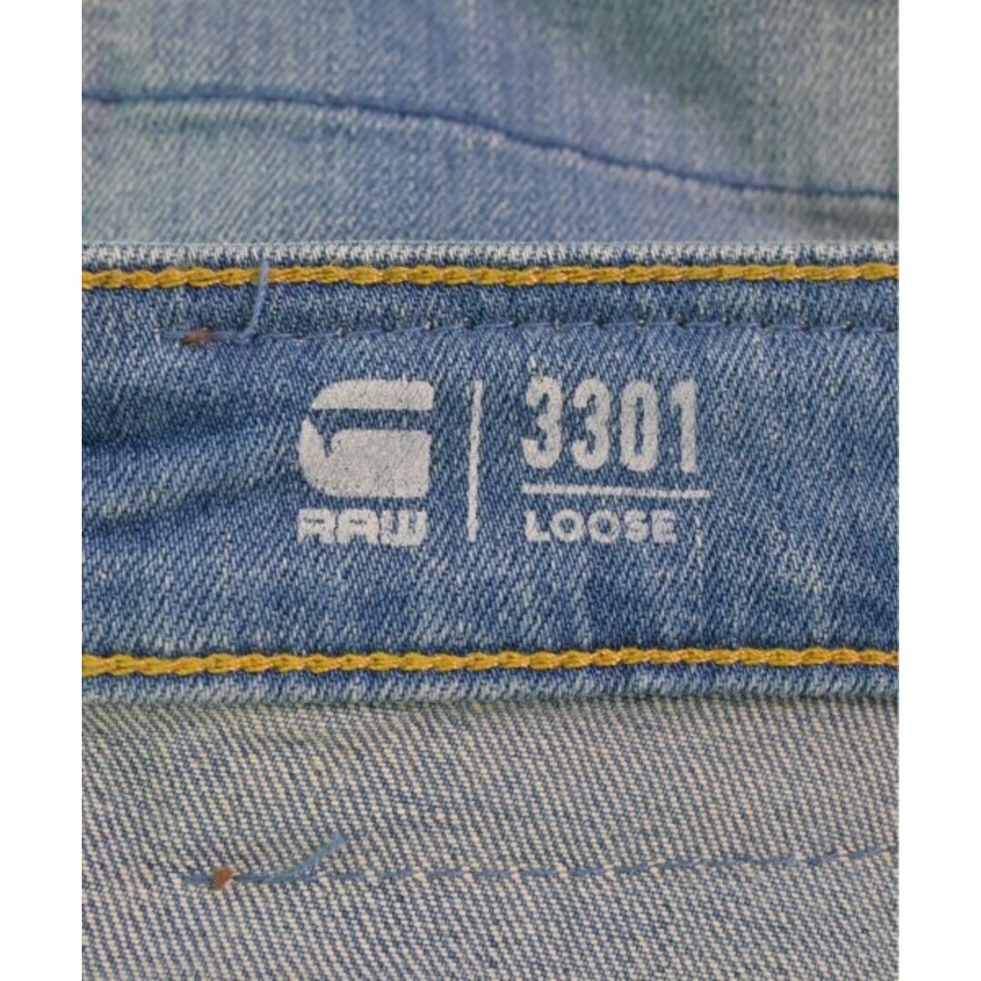 G-STAR RAW(ジースター)のG-STAR RAW ジースターロー デニムパンツ 33(L位) 青(デニム) 【古着】【中古】 メンズのパンツ(デニム/ジーンズ)の商品写真