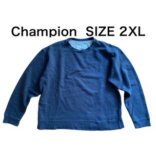 チャンピオン(Champion)のChampion チャンピオン トレーナー スウェット ロゴ ワッペン 2XL(スウェット)