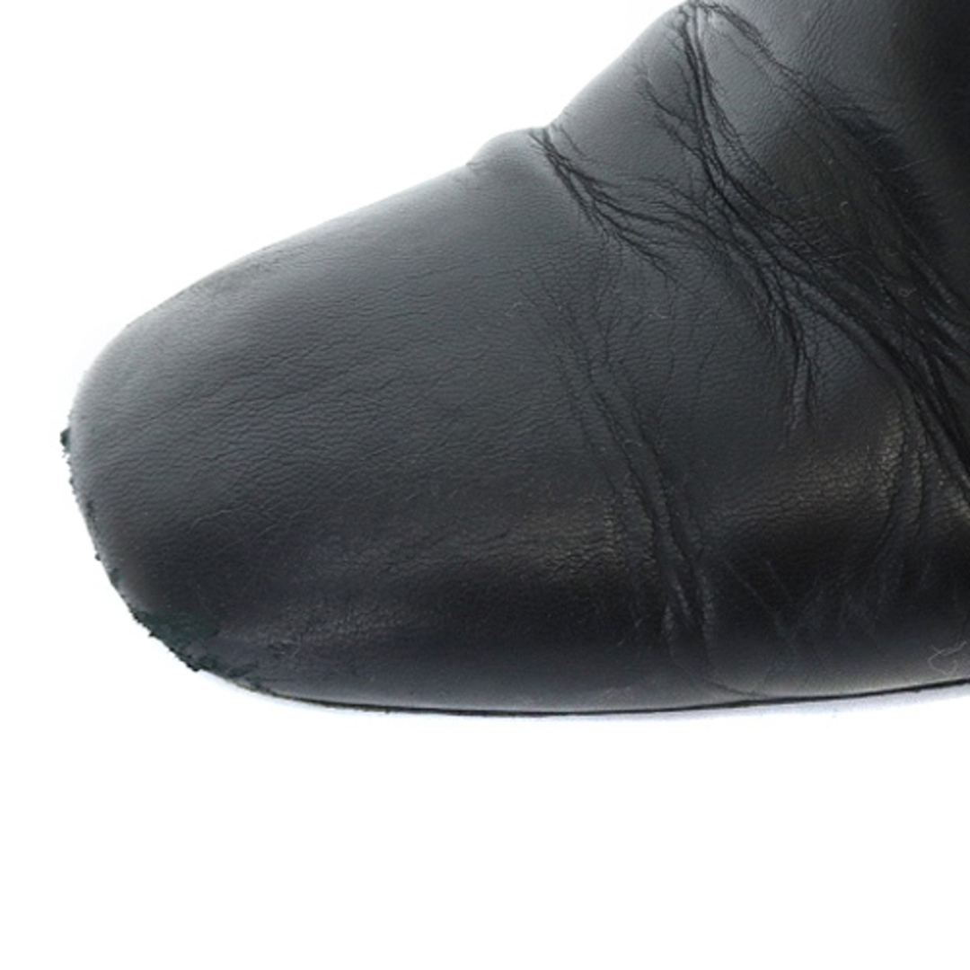 celine(セリーヌ)のセリーヌ ショートブーツ チャンキーヒール 37.5 24.5cm 黒 レディースの靴/シューズ(ブーツ)の商品写真