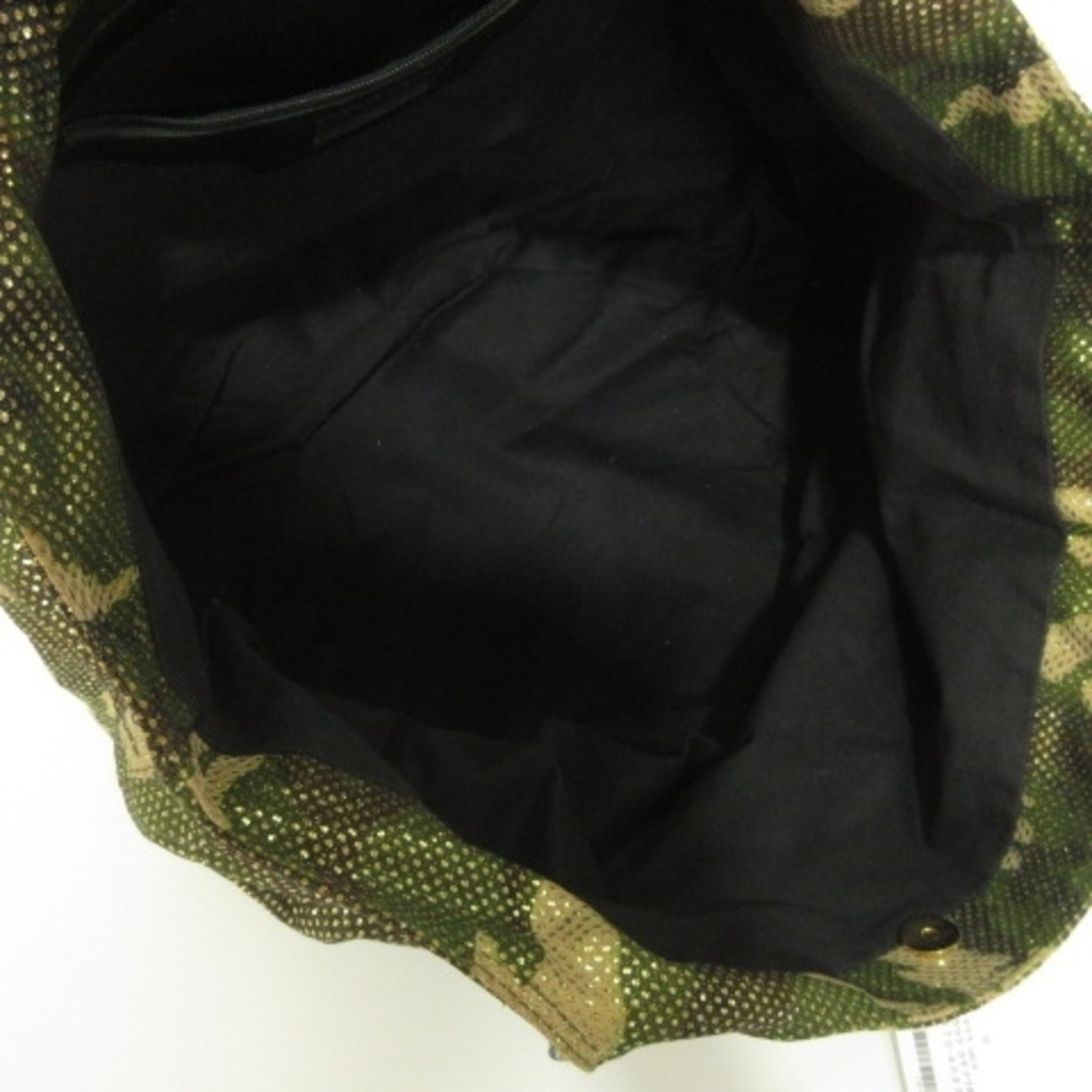 Laula(ラウラ)のラウラ 美品トートバッグ 鞄 カモフラ柄 ラメ マルチカラー ■052 レディースのバッグ(トートバッグ)の商品写真