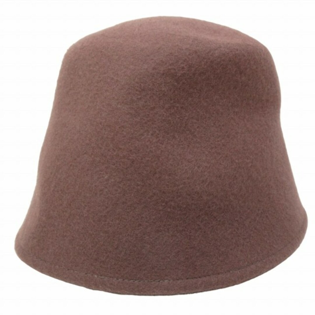 SNIDEL(スナイデル)のスナイデル タグ付き 23AW ウール バケハ ハット フェルト 茶系 F レディースの帽子(ハット)の商品写真