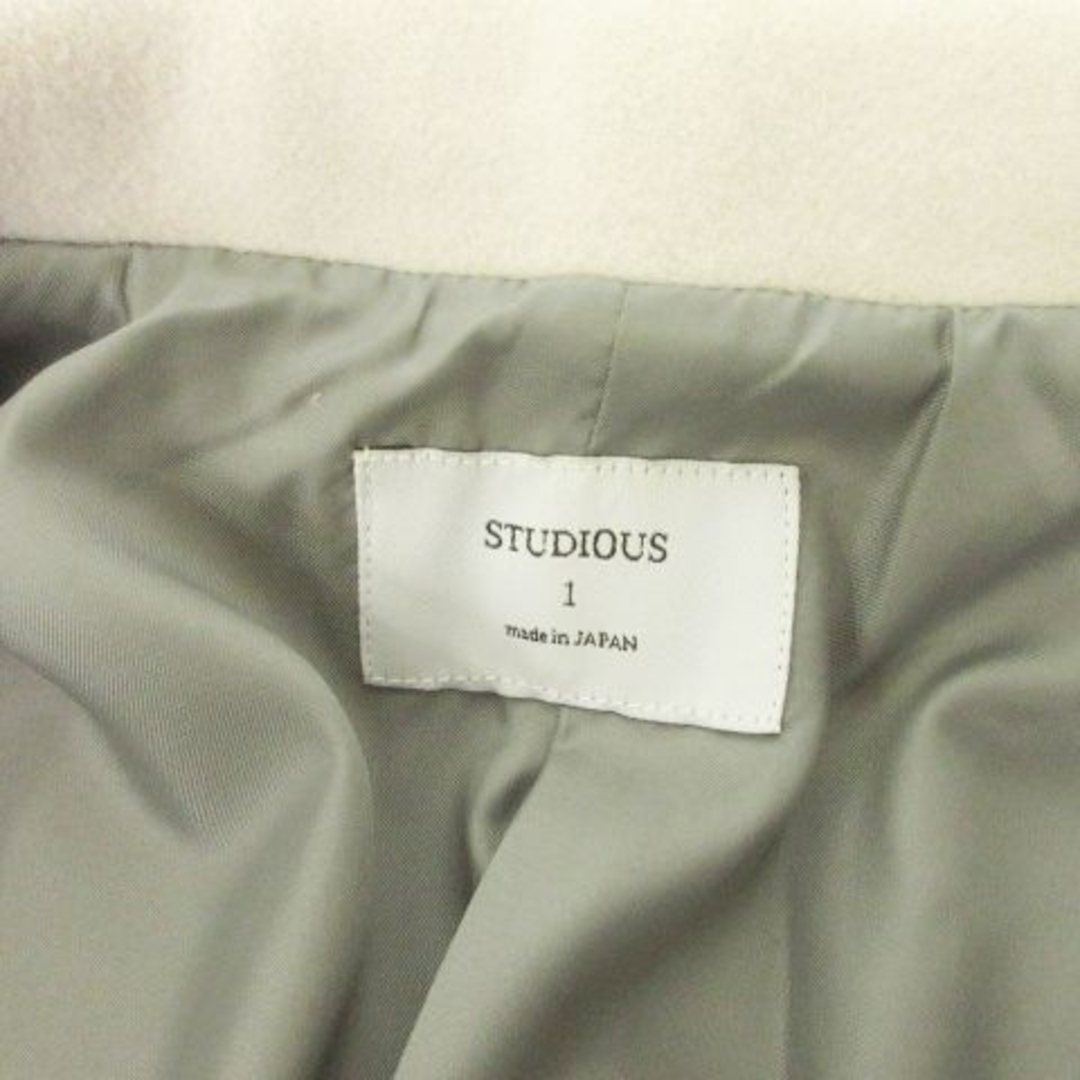 STUDIOUS(ステュディオス)のステュディオス チェスターコート ウール 1 グレー系 ■052 レディースのジャケット/アウター(その他)の商品写真