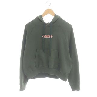 STUSSY - ステューシー STUSSY パーカー 長袖 プルオーバー S 緑 グリーン