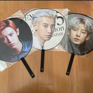 エクソ(EXO)のEXO チャニョル　チャンヨル　CHANYEOL うちわ　グッズ　ライブ　ツアー(アイドルグッズ)