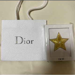クリスチャンディオール(Christian Dior)のディオール ピンブローチ 新品未使用品 (ショッパー付き)(ノベルティグッズ)