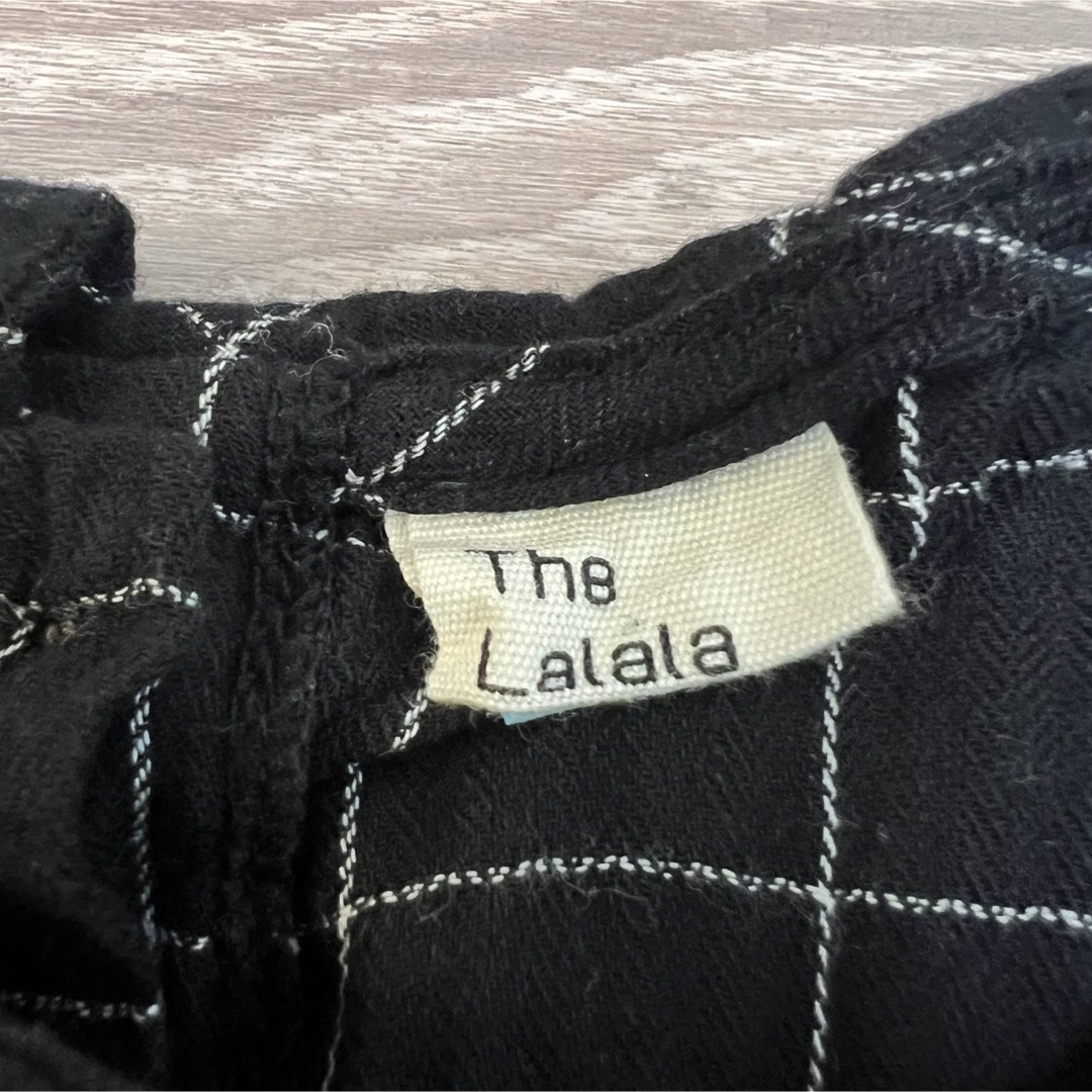 130 The Lalala チェックワンピース キッズ/ベビー/マタニティのキッズ服女の子用(90cm~)(ワンピース)の商品写真