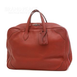 エルメス(Hermes)のエルメス ヴィクトリア50 トリヨンクレマンス ルージュアッシュ シルバー金具(ボストンバッグ)