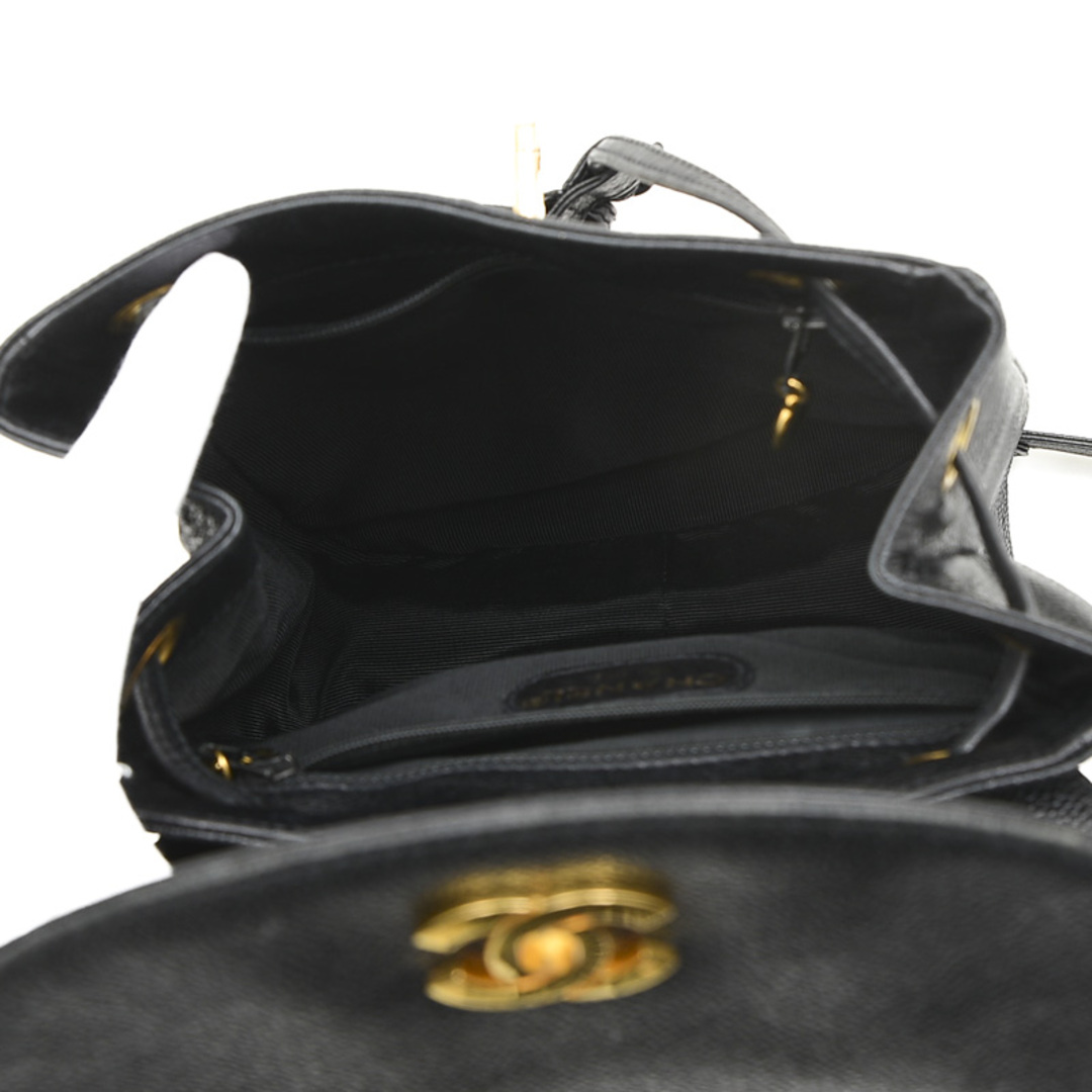 CHANEL(シャネル)のシャネル トリプルココ チェーンリュック バックパック キャビアスキン ブラック レディースのバッグ(リュック/バックパック)の商品写真