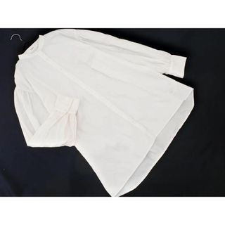 ムルーア(MURUA)のMURUA ムルーア バンドカラー ロング シャツ size2/白 ■◇ レディース(シャツ/ブラウス(長袖/七分))