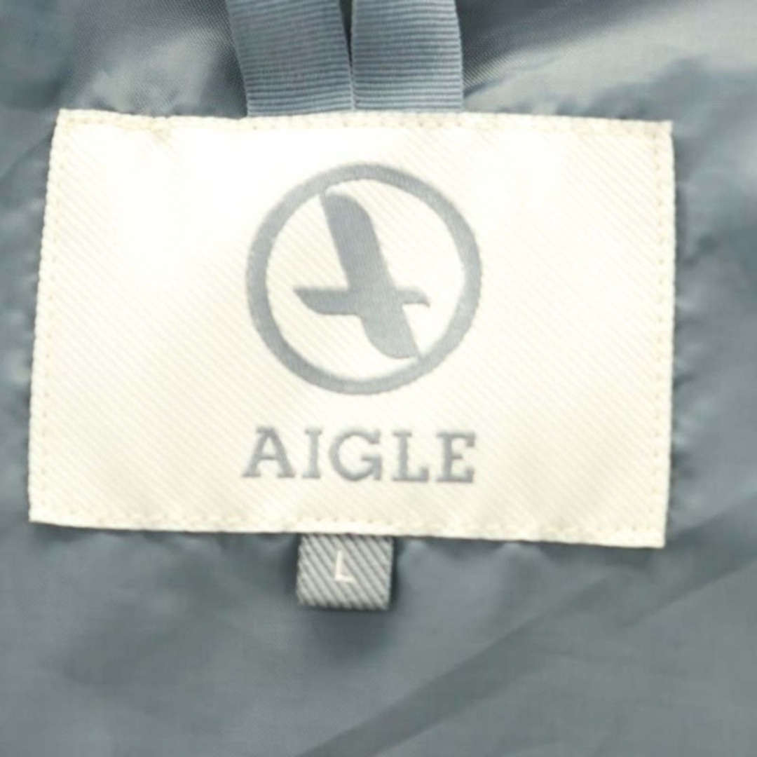 AIGLE(エーグル)のエーグル AIGLE マウンテンパーカ ジップアップ L 青 ブルー メンズのジャケット/アウター(マウンテンパーカー)の商品写真