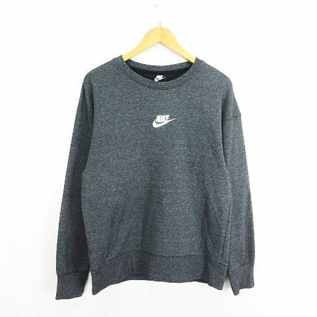 NIKE(ナイキ)のナイキ NIKE トレーナー スウェット 長袖 クルーネック ロゴ M ブラック メンズのトップス(その他)の商品写真