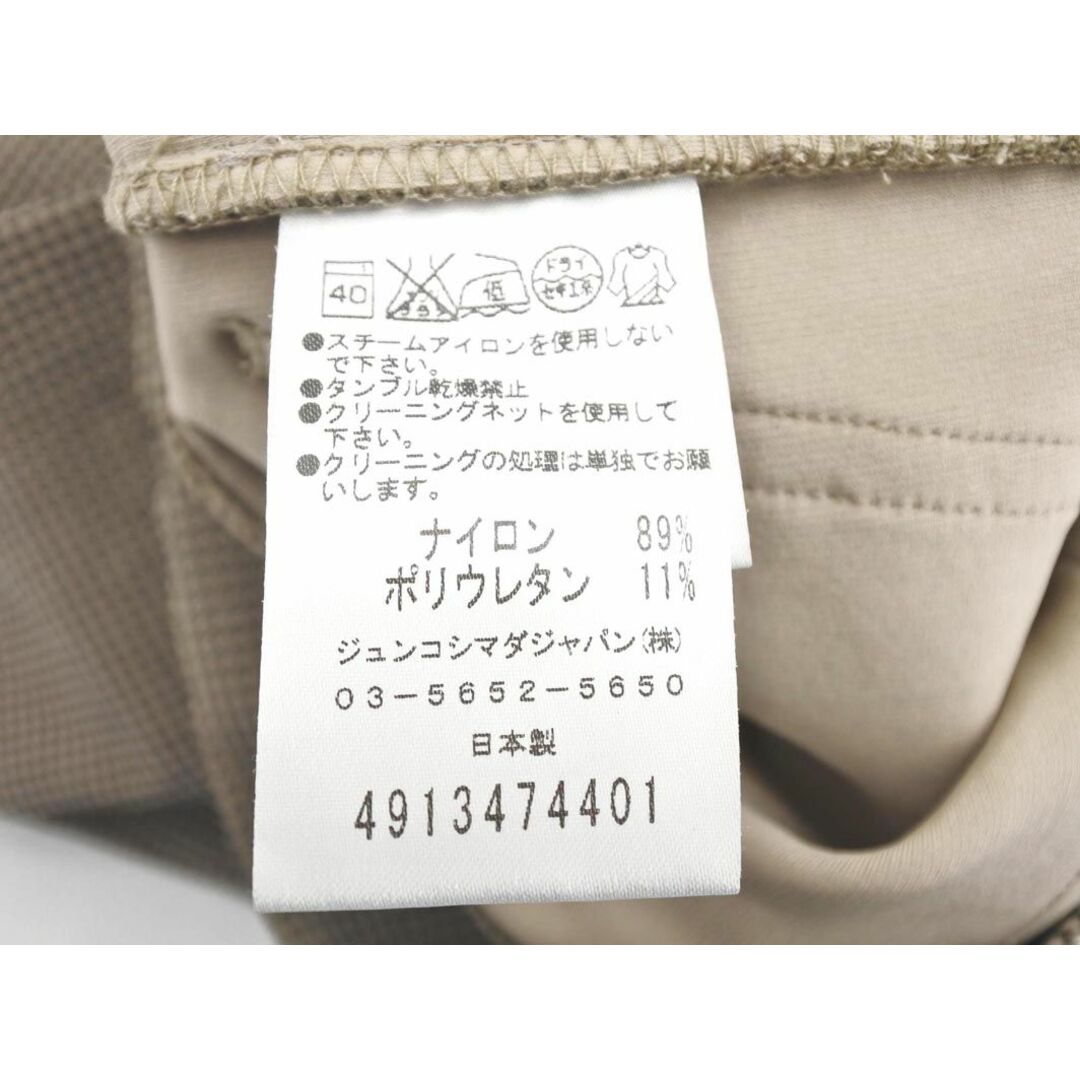 JUNKO SHIMADA(ジュンコシマダ)の49AV JUNKO SHIMADA 49アベニュージュンコシマダ 千鳥柄 クロップド パンツ size38/ベージュ ■◇ レディース レディースのパンツ(クロップドパンツ)の商品写真