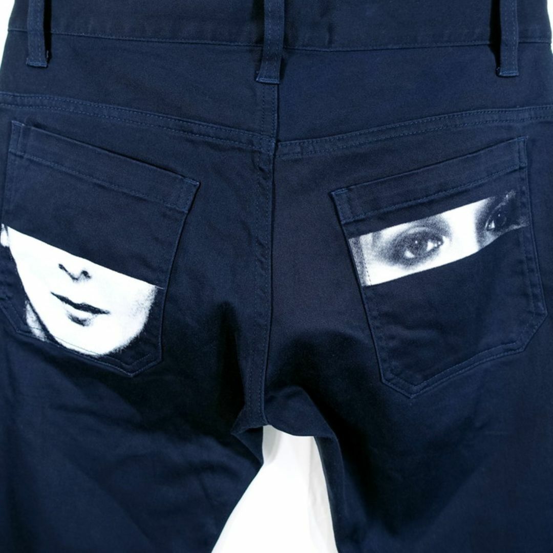 UNDERCOVER(アンダーカバー)の【良品】アンダーカバー　裾リブ転写パンツ　UNDERCOVER メンズのパンツ(ワークパンツ/カーゴパンツ)の商品写真