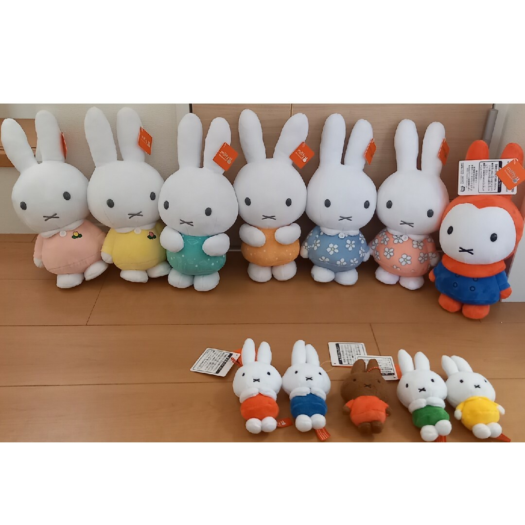 miffy(ミッフィー)の新品⭐　大量　ミッフィー　ぬいぐるみ　まとめ売り　セット エンタメ/ホビーのおもちゃ/ぬいぐるみ(ぬいぐるみ)の商品写真