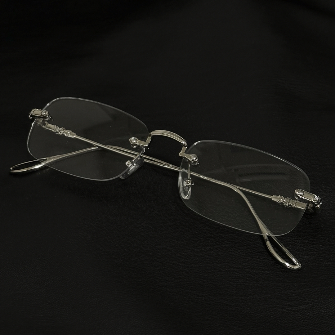 y2k リムレス サングラス レディースのファッション小物(サングラス/メガネ)の商品写真
