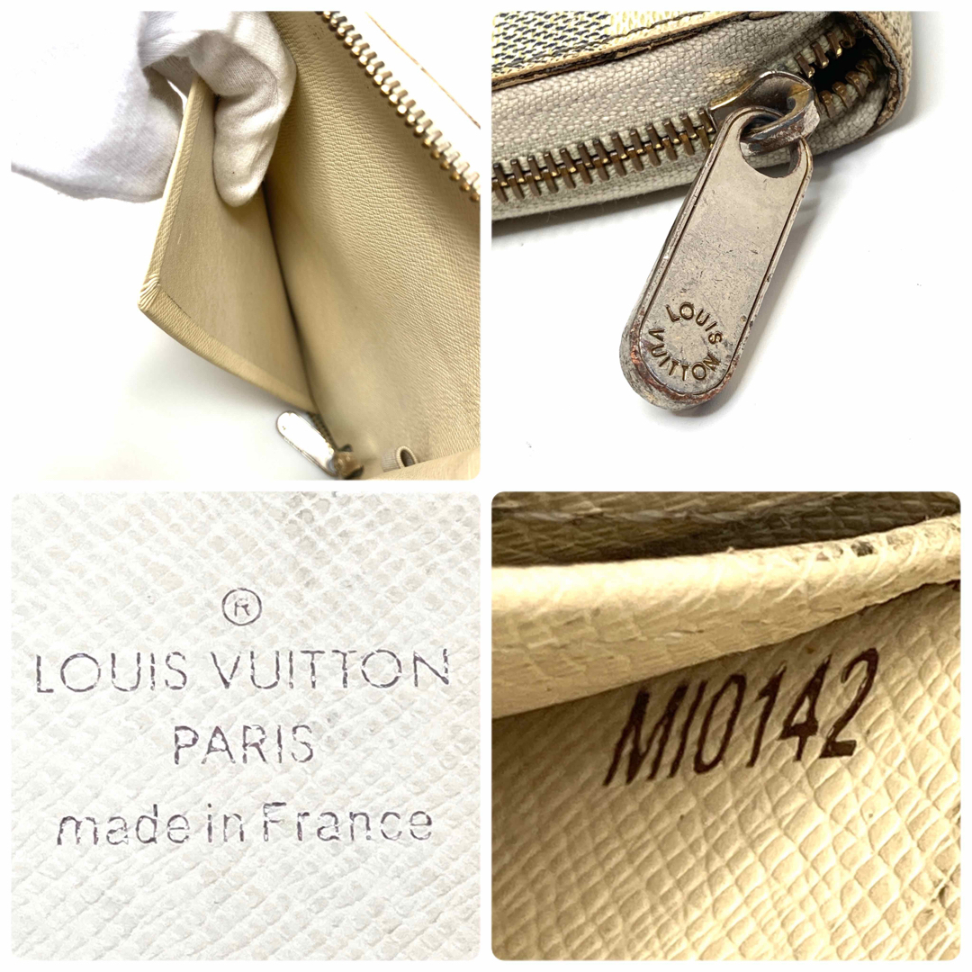 LOUIS VUITTON(ルイヴィトン)のルイヴィトン　アズール　ジッピーオーガナイザー　ダミエ　長財布ラウンドファスナー レディースのファッション小物(財布)の商品写真