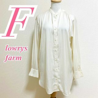 ローリーズファーム(LOWRYS FARM)のローリーズファーム　長袖ブラウス　F　きれいめ　オフィス　ポリ100%(シャツ/ブラウス(長袖/七分))