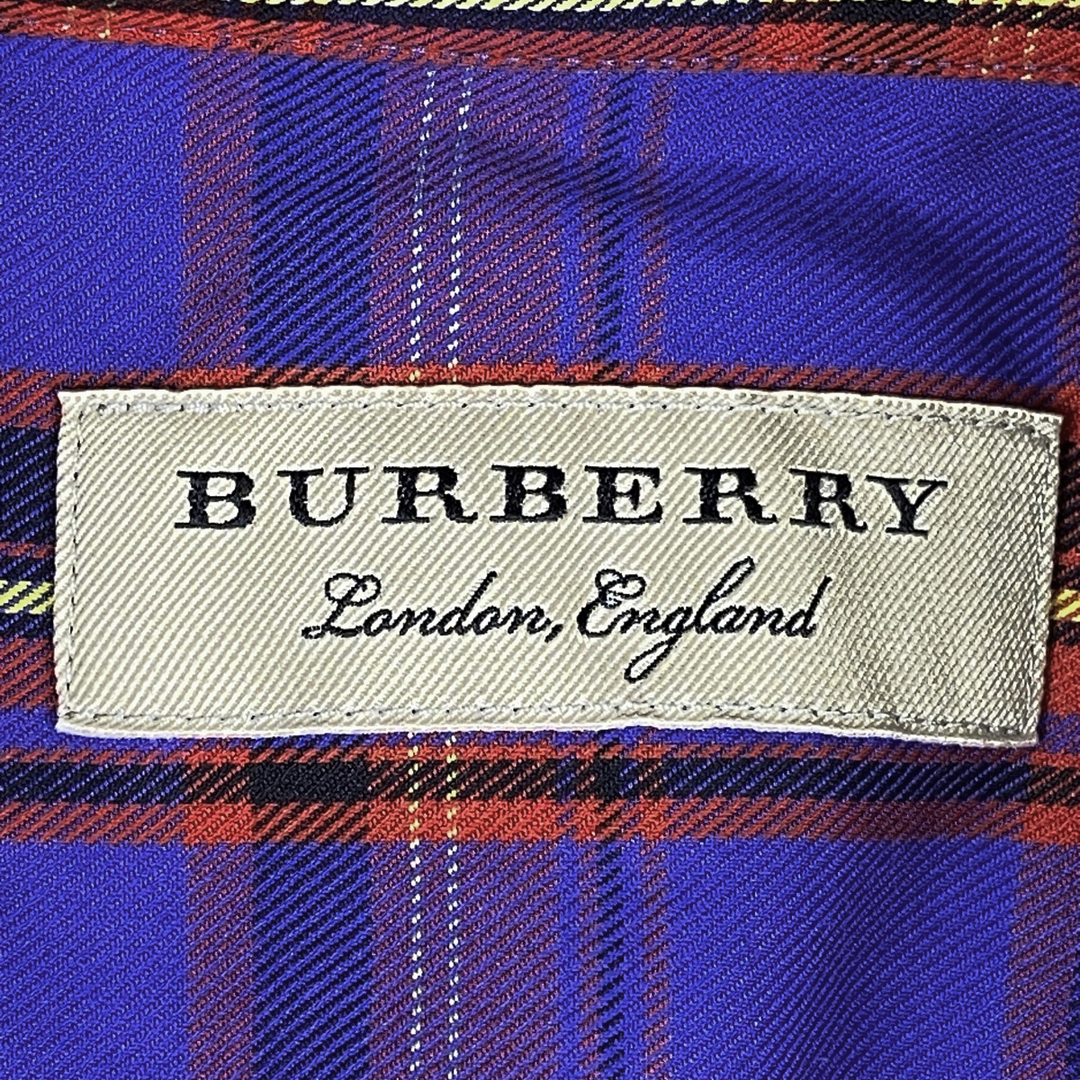 BURBERRY(バーバリー)のバーバリー チェック柄 長袖シャツ メンズ L 【中古】 メンズのトップス(シャツ)の商品写真