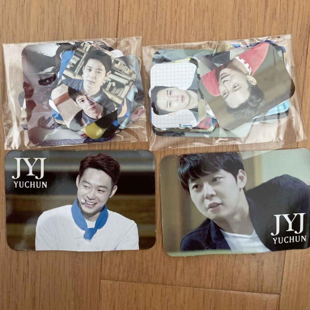 JYJ(ジェイワイジェイ)のJYJ ユチョン　yuchun シール　ステッカー　写真　フォト エンタメ/ホビーのタレントグッズ(アイドルグッズ)の商品写真