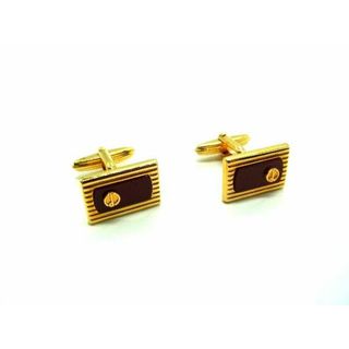 ダンヒル(Dunhill)の■美品■ dunhill ダンヒル ロゴモチーフ カフスボタン カフリンクス アクセサリー 紳士 メンズ ゴールド系 DE1197(その他)