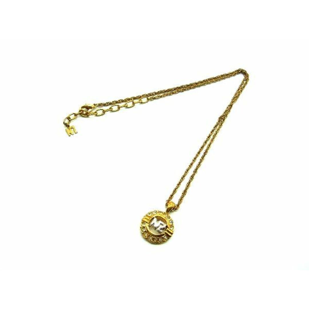 NINA RICCI(ニナリッチ)の■美品■ NINA RICCI ニナリッチ ネックレス ペンダント アクセサリー レディース ゴールド系 DE1185 レディースのアクセサリー(ネックレス)の商品写真