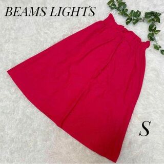 ビームスライツ(BEAMS LIGHTS)のBEAMS LIGHTS ビームスライツ　レディース　膝丈スカート　レッド系(ロングスカート)