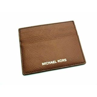 マイケルコース(Michael Kors)の■極美品■ MICHAEL KORS マイケルコース レザー カードケース パスケース 定期入れ ブラウン系 DE1310(その他)