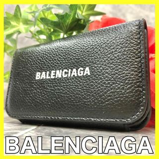 バレンシアガ(Balenciaga)の❤️美品❤️ バレンシアガ 6連キーケース  レザー ブラック(キーケース)