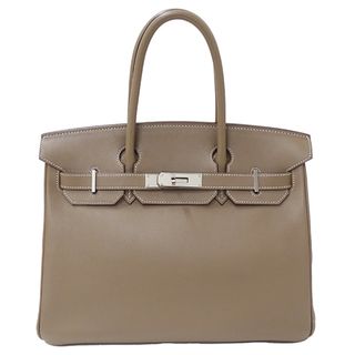 エルメス(Hermes)のエルメス HERMES バッグ レディース ブランド バーキン 30 ハンドバッグ  スイフト エトゥープ グレージュ シルバー金具 □K刻印 おしゃれ 上品 シンプル 大人 おでかけ 【中古】(ハンドバッグ)