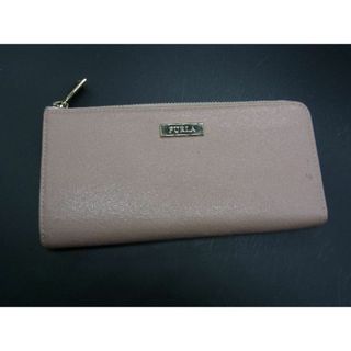 フルラ(Furla)のFURLA フルラ レザー L字ファスナー 長財布 ウォレット 小銭入れ 札入れ レディース ピンクベージュ系 DE1297(財布)